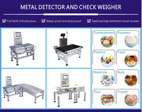Combo Metal Detector and Checkweigher